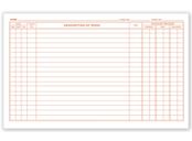 Dental Continuation Exam Records, 2 Sided, Card Style