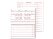 Dental Exam Record, Numbered Teeth System C, Folder Style