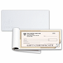 Santa Fe Gift Certificates, Booked, Carbonless, Tan D856B