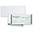 Embassy Gift Certificates - Booked Carbonless D857B