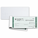 Embassy Gift Certificates - Booked Carbonless D857B Embassy Gift Certificates - Booked Carbonless D857B