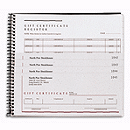 Spiral-Bound Gift Certificates, Carbonless, Register D863