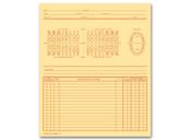 Dental Exam Record, Numbered Teeth System C, Folder Style