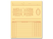 Dental Exam Record, Numbered Teeth System C, Folder Style