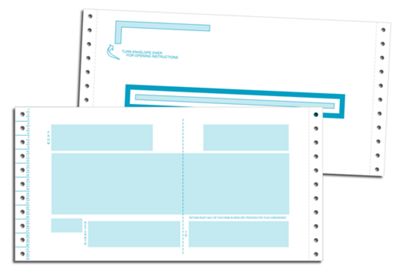 Continuous Two-Way Self-Mailer D9660