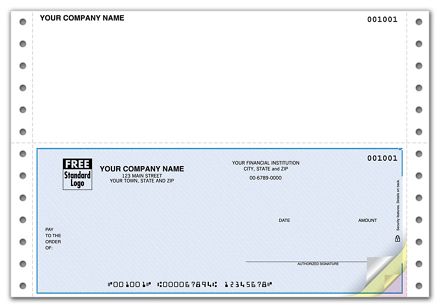 Continuous Bottom 6 1/2 Multi-Purpose Check