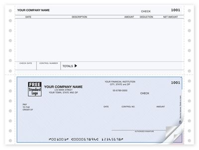 Continuous Checks, Accounts Payable, Great Plains Compatible DCB201