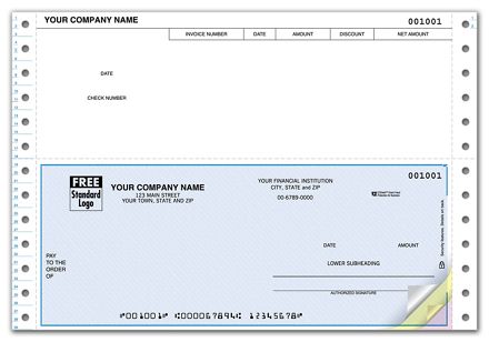 Continuous Bottom 6 1/2 Accounts Payable Check
