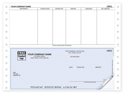 Continuous Bottom Accounts Payable Check
