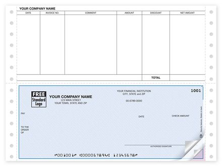 Continuous Bottom Accounts Payable Check