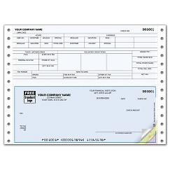 Continuous Bottom Payroll Check, DCB315