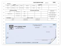 Continuous Bottom Payroll Check