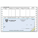 Continuous Bottom Payroll Check DCB351