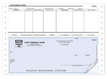 Continuous Bottom Payroll Check