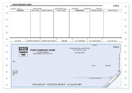 Continuous Bottom Payroll Check