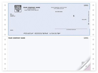 Continuous Top Checks, QuickBooks Compatible, Unlined DCT154
