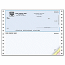 Continuous Top Checks, QuickBooks Compatible, Unlined DCT154