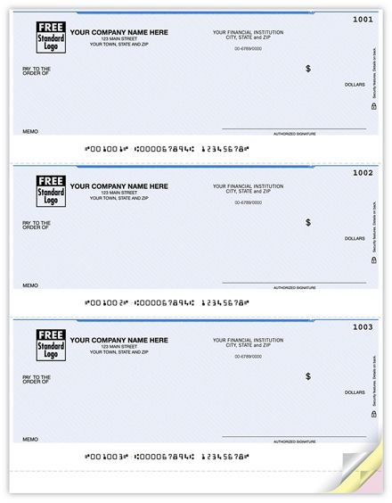 Laser 3-To-Page Checks, Unlined