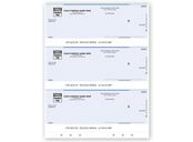 Laser 3-UP Multi-Purpose Check, Unlined, Hole-Punched