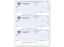 Laser 3-UP Multi-Purpose Check, Unlined, Hole-Punched