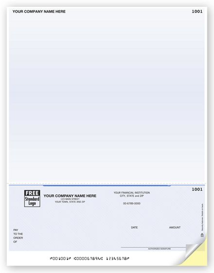 Laser Bottom Multi-Purpose Check,  7.5 Voucher