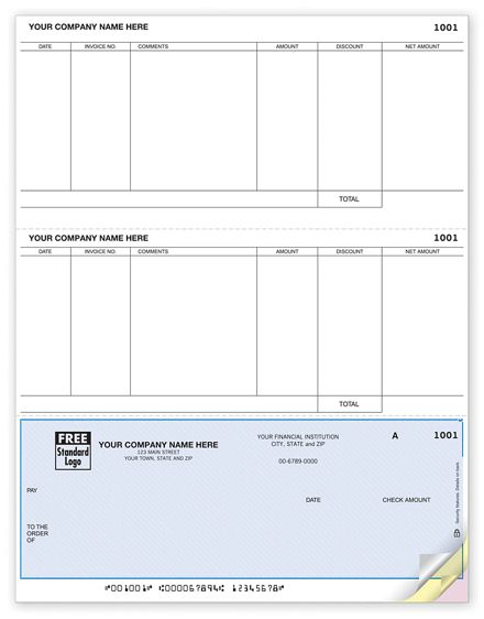 Laser Bottom Accounts Payable Check