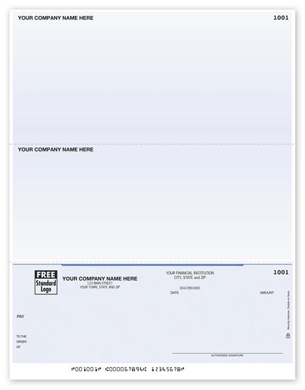 Laser Bottom Accounts Payable Check