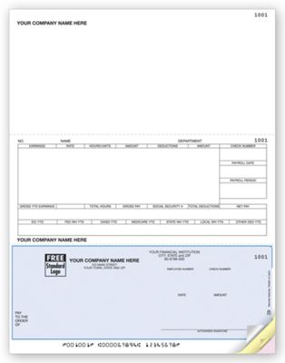 Laser Checks, Payroll, Compatible with DacEasy DLB330