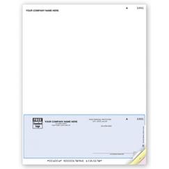 Laser Bottom Payroll Check, 7.5" Voucher, DLB368
