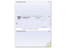 Laser Middle Checks, Compatible with Sage 50 - Peachtree