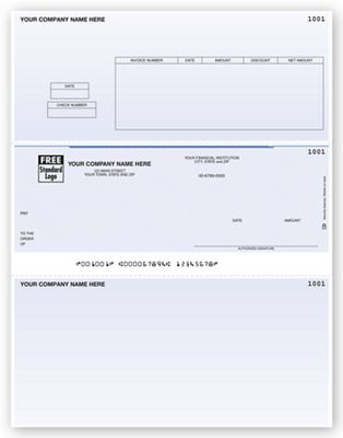 Laser Accounts Payable Check, Compatible with Sage 50 Peachtree DLM201