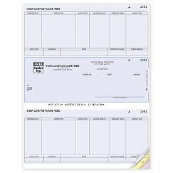 Laser Middle Accounts Payable Check, DLM206