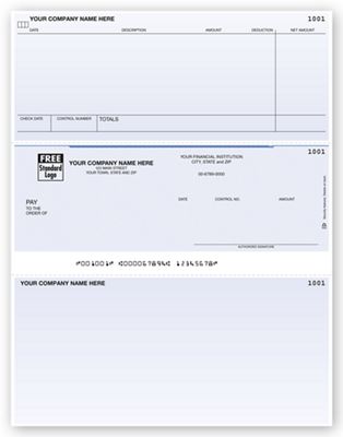 Laser Middle Accounts Payable Check DLM215