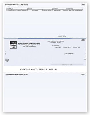 Laser Middle Accounts Payable Check
