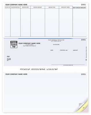 Laser Middle Checks, Accounts Payable, Deltek Compatible DLM223