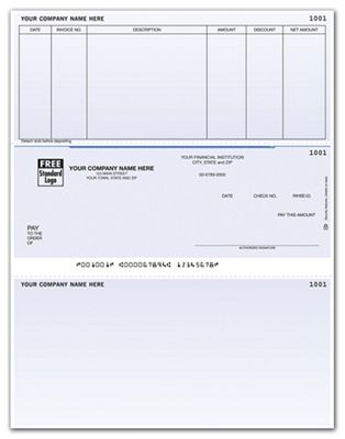 Laser Middle Accounts Payable Check DLM225