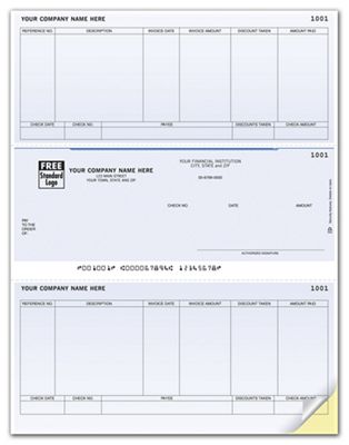 Laser Middle Checks, Accounts Payable, Sage 50 Peachtree Compatible