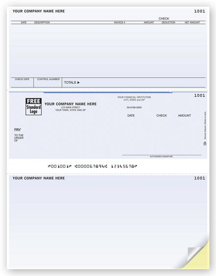 Laser Middle Checks, Accounts Payable