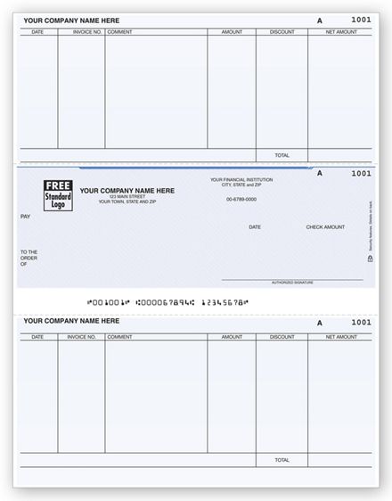 Laser Middle Accounts Payable Check