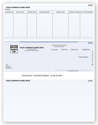 Laser Checks, Accounts Payable, Sage 50 Peachtree for MAC Compatible DLM279