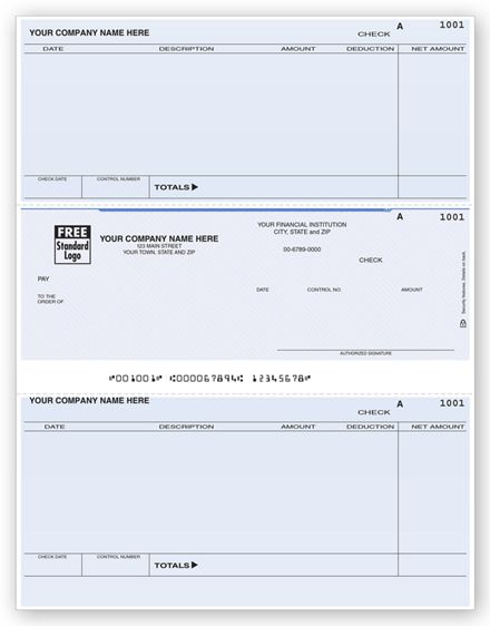 Laser Middle Accounts Payable Check