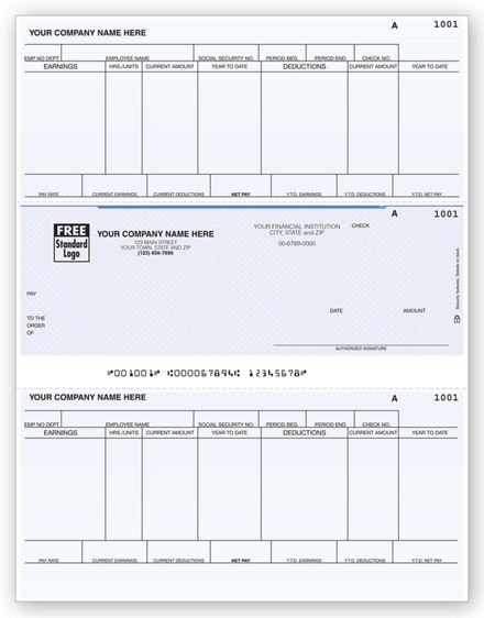 Laser Middle Payroll Check