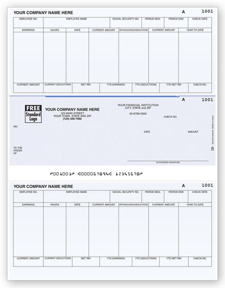 Laser Middle Payroll Check