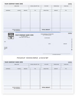Laser Payroll Check, Compatible with MAS DLM334
