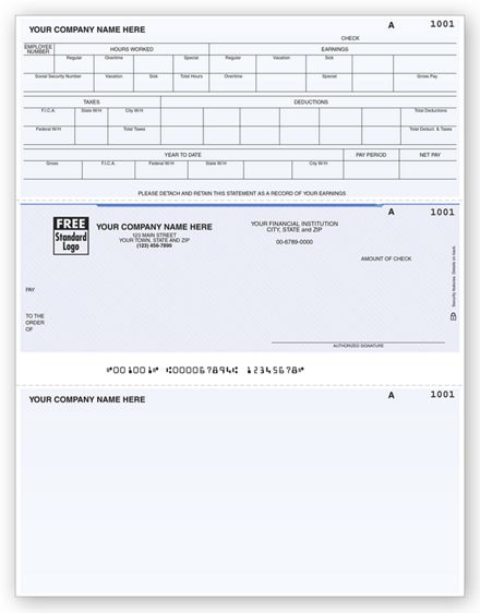 Laser Middle Payroll Check