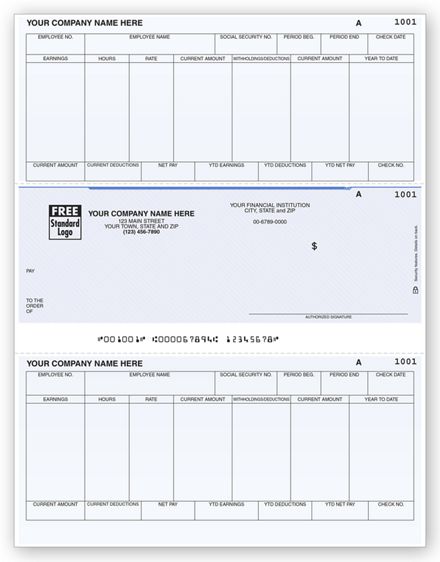 Laser Middle Payroll Check