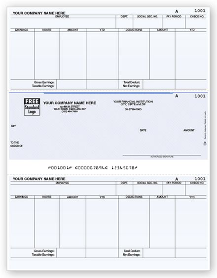 Laser Middle Payroll Check
