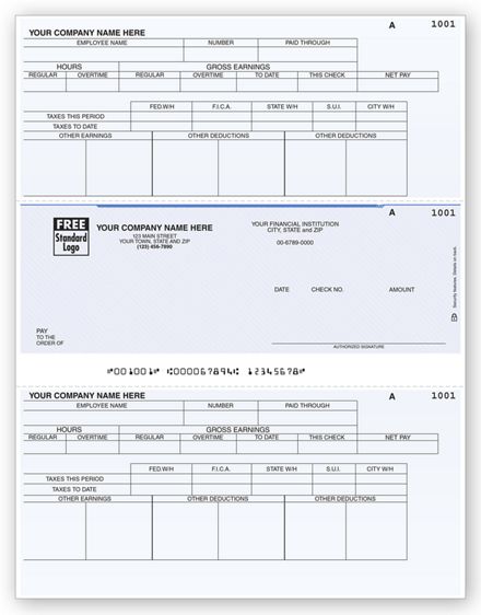 Laser Middle Payroll Check