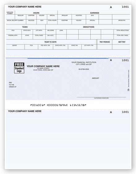 Laser Middle Payroll Check