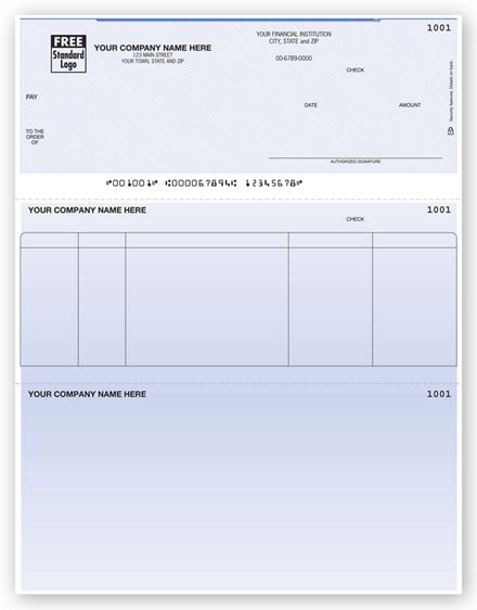 Laser Top Accounts Payable Check